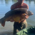 Neil With the Hardwick Lake record 44lb 6 caught on the Ronnie Rig